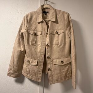 Ann Taylor Linen Blend Jacket